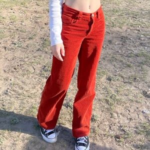 BDG Burnt Orange Corduroys